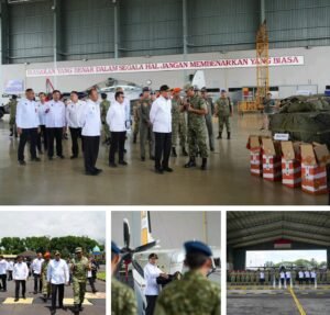 Tinjau Lanud Abdulrachman Saleh, Djamari Tekankan Kesiapan Personel di Atas Segalanya