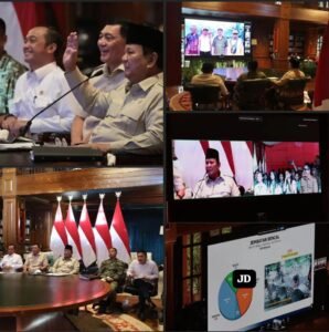 Presiden Prabowo Resmikan 218 Jembatan di Seluruh Indonesia, Menhan Sjafrie Turut Mendampingi