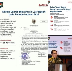 Kepala Daerah Diminta Tetap Siaga Saat Libur Idulfitri, Pelayanan Publik Harus Tetap Optimal