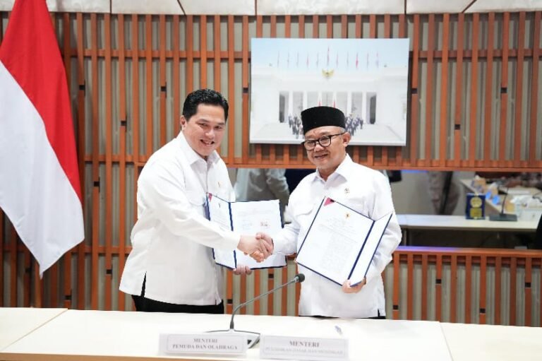 Menpora dan Mendikdasmen Teken MoU Sinergi Olahraga untuk Pembangunan Karakter Pemuda