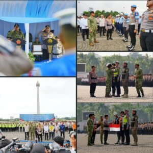 Kapolri dan Panglima TNI Pimpin Apel Gelar Pasukan Operasi Ketupat 2026