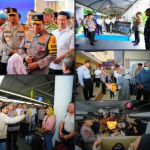 Kapolri Cek Pelayanan Mudik di Stasiun Gubeng Surabaya, Jumlah Penumpang Naik 11%