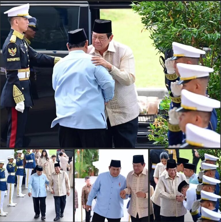 Presiden Prabowo Silaturahmi dengan SBY dalam Suasana Hangat Halal Bihalal